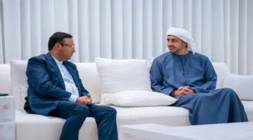 رئيس الدولة يتلقى رسالة خطية من رئيس وزراء بنغلاديش تسلمها عبد الله بن زايد